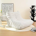 High-end Quality Compressed Bean Bag Chair, Togo Chair Beanbag Sofa, Fireside Chairs with High Resilience Foam Soft Comfy Jacquard Fabric Ergonomic Non-Slip Design for Living Room, Bedroom, Resort