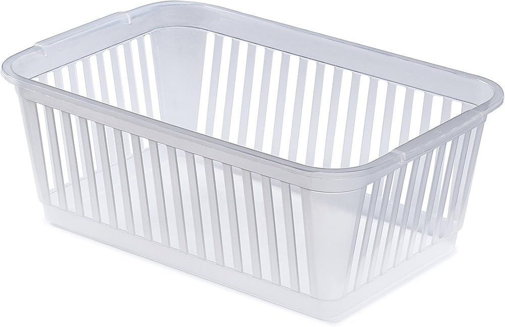 30cm Clear Plastic Handy Basket Storage Basket - Set Of 6