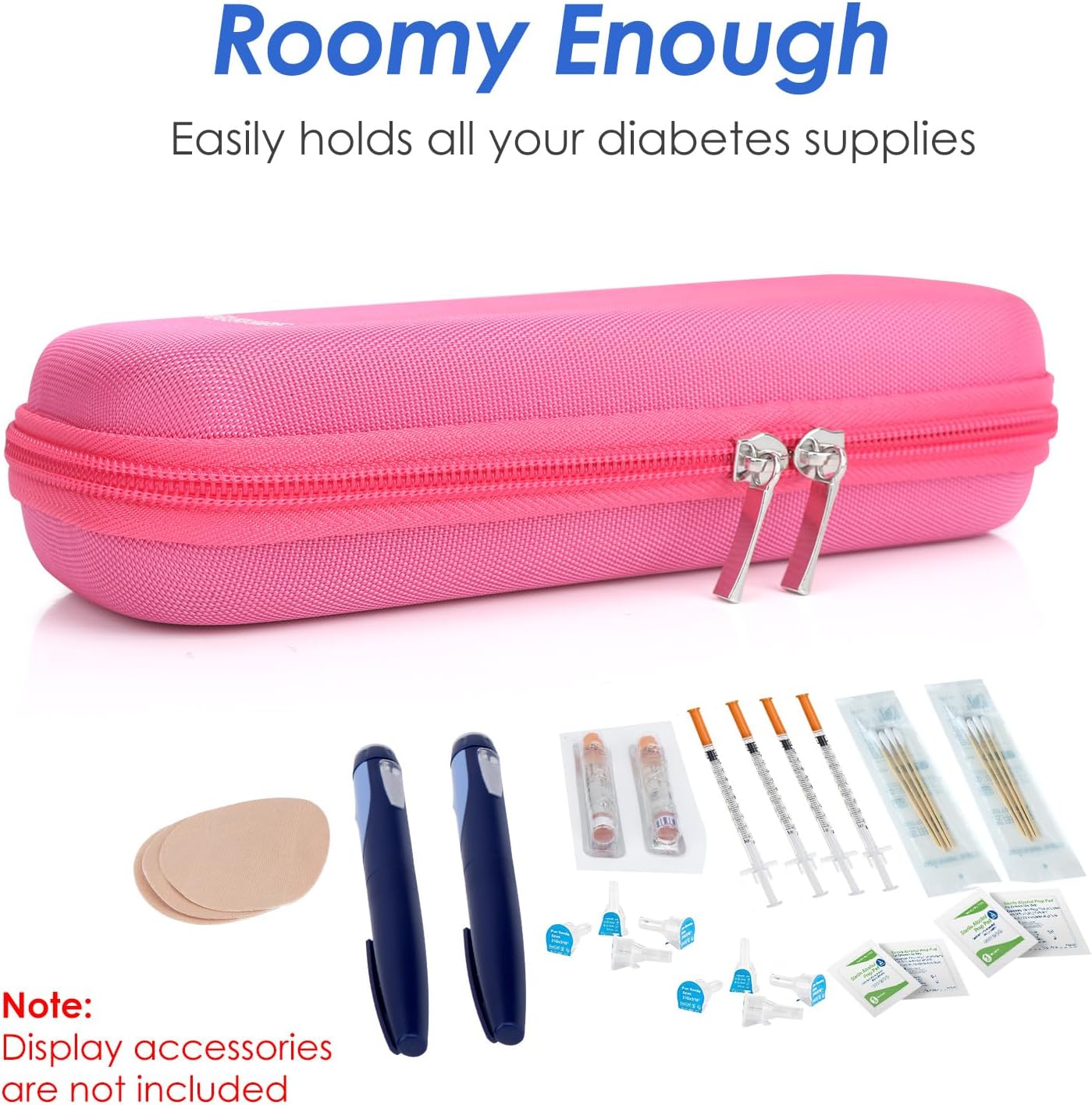 YOUSHARES Insulin Cooler Travel Case TSA Approved - Portable Medication Cooler for Travel and Daily Life, Diabetic Travel Case with 2 Ice Packs