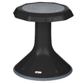 ECR4Kids ACE Active Core Engagement Wobble Stool, 15-Inch Seat Height, Flexible Seating, Black | Durable plastic, GREENGUARD Gold Certified, 7-9 years, 150 lb capacity, fully assembled, flexible seating for classroom use