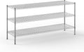 21" Deep x 72" Wide x 34" Height Wire Shelving Kit | 3-Tier | NSF Commercial Storage Rack Unit