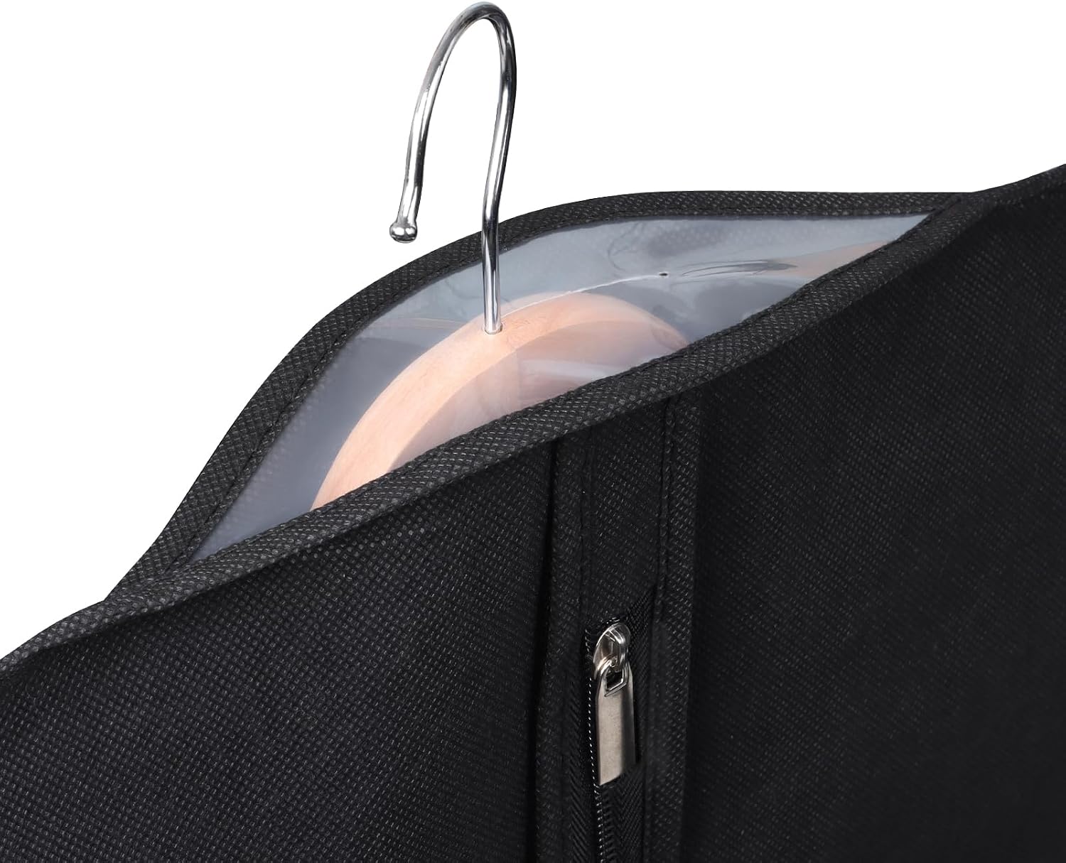 Univivi Suit Bags Garment Bag for Men Storage, 40 Inch, 10 Pack | Breathable Garment Bag, Dustproof Suit Travel Bag, Clear Window and ID Card Holder for Suits, Jackets, Shirt and Coat