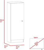 16.9" D*12.3" W*47" H Corner Freestanding Kitchen Pantry with 3 Shelves, Single Door, Rectangular Storage Cabinet, Traditional, for Living Room, Dining Room, Black