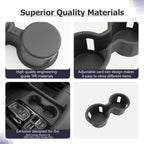LUWU 2026 Passport Center Console Cup Holder Compatible with 2023 2024 2025 Pilot & 2026 Passport Interior Accessories Center Console Silicone Cup Holder Insert 2025 Pilot Accessories Black
