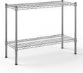 14" Deep x 36" Wide x 27" Height Wire Shelving Kit | 2-Tier | NSF Commercial Storage Rack Unit
