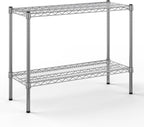 14" Deep x 36" Wide x 27" Height Wire Shelving Kit | 2-Tier | NSF Commercial Storage Rack Unit