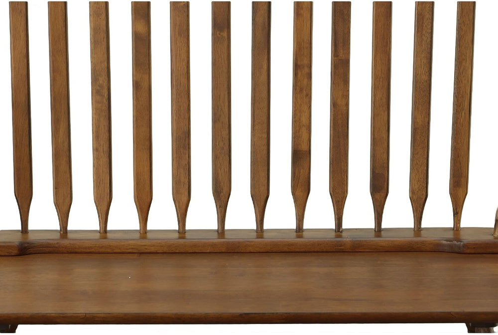 Carolina Chair & Table Farmhouse Windsor Bench – Traditional Style Spindl...