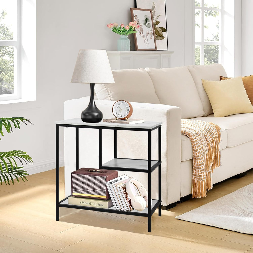 AT-VALY 3-Tier End Table,Nightstand for Living Room, Bedroom, Office, Bathroo...