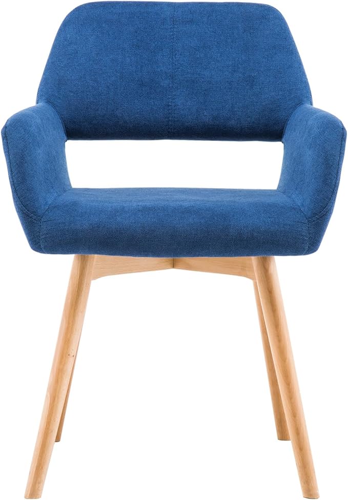 Mid Century Modern Dining Chairs Set of 6 & 4 & 2 Comfy Accent Chair ...