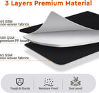 4 Pack Bed Sheet Closet Organizers and Storage,Sturdy Foldable Storage Containers with Window and Label,Storage and Organization for Bedding Sheets,Duvet Covers,Blankets (Black)