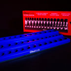 Olsa Tools Magnetic Socket Organizer (3/8-Inch Drive, 3-Row) - Magnetic Tool Organizer & Socket Holder - Tool Box Socket Organizers - Blue Blank - Holds 54 Sockets - Professional Grade - Part: 1683