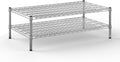 24" Deep x 42" Wide x 14" Height Wire Shelving Kit | 2-Tier | NSF Commercial Storage Rack Unit