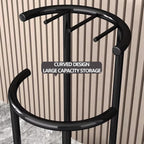 Metal Umbrella Stand, Modern Holder with Removable Water Tray, Standing Cane Storage Organizer for Home, Office, Hotel
