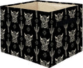 Highland Cow Western Storage Bins Box, Toybox for Boys Girls, Vintage Western Cactus Cow Foldable Storage Baskets Organizer for Bedroom Bathroom Kids Room Dorm Clothes Toys Books