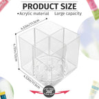 Drink Packet Organizer For Powdered Drink Mix,Powder Packet,Water Packet,Water Flavor Packet,Lazy Susan Organizer Rotating Holder for Drink Mix Necessities（Square）