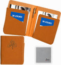 JW Leather Tract Holder Set Mini Field Service Organizer with Pen & Notepad JW Witnessing Supplies Pioneer Gift (Brown)