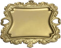 1 Pack Vintage Gold Jewelry Dish Brushed Gold Jewelry Trays ideal for holding jewelry rings and small trinkets.