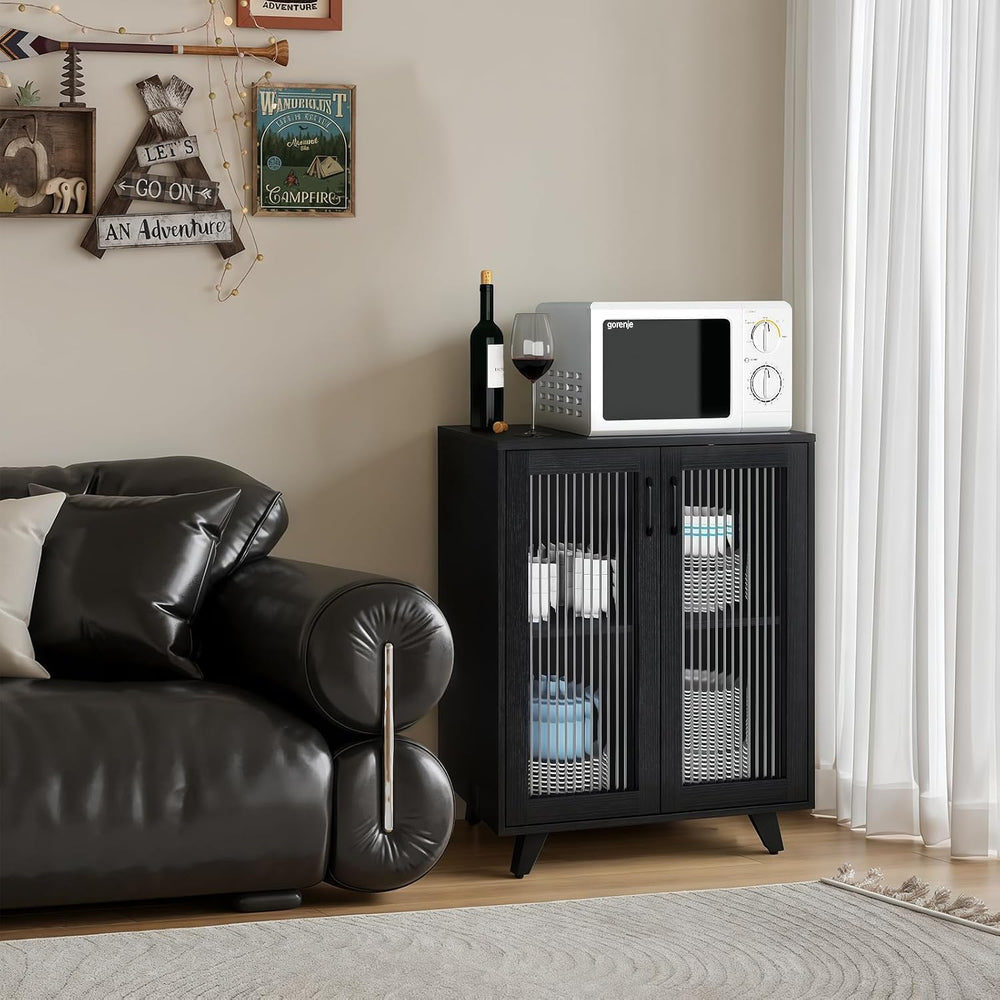 Panana Kitchen Buffet Server Table Accent Sideboard Cupboard Server Buffet Co...