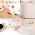 Birthday Gifts for Women Ring Dish Jewelry Tray Dish Ring Holder Room Decor Vanity Organizer Bathroom Aesthetic Trinket Dish Wedding Bridesmaid Bride Engagement Personalized Christmas Gifts for Women