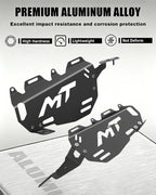 Black Motorcycle Side Cargo Rack Compatible with CFMOTO Ibex 450 2025 2026,Custom Design,Multi-Purpose,Side Luggage Rack,Saddlebag Support Carrier,CFMOTO Ibex 450 Accessories