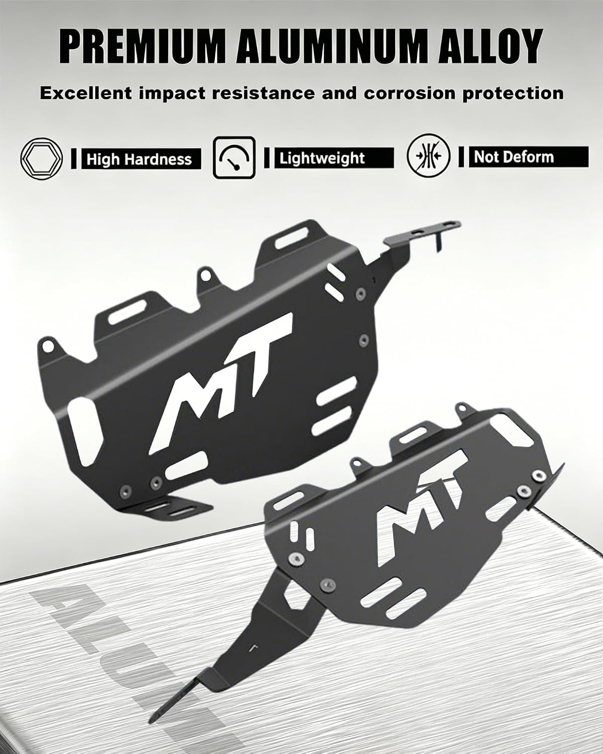 Black Motorcycle Side Cargo Rack Compatible with CFMOTO Ibex 450 2025 2026,Custom Design,Multi-Purpose,Side Luggage Rack,Saddlebag Support Carrier,CFMOTO Ibex 450 Accessories