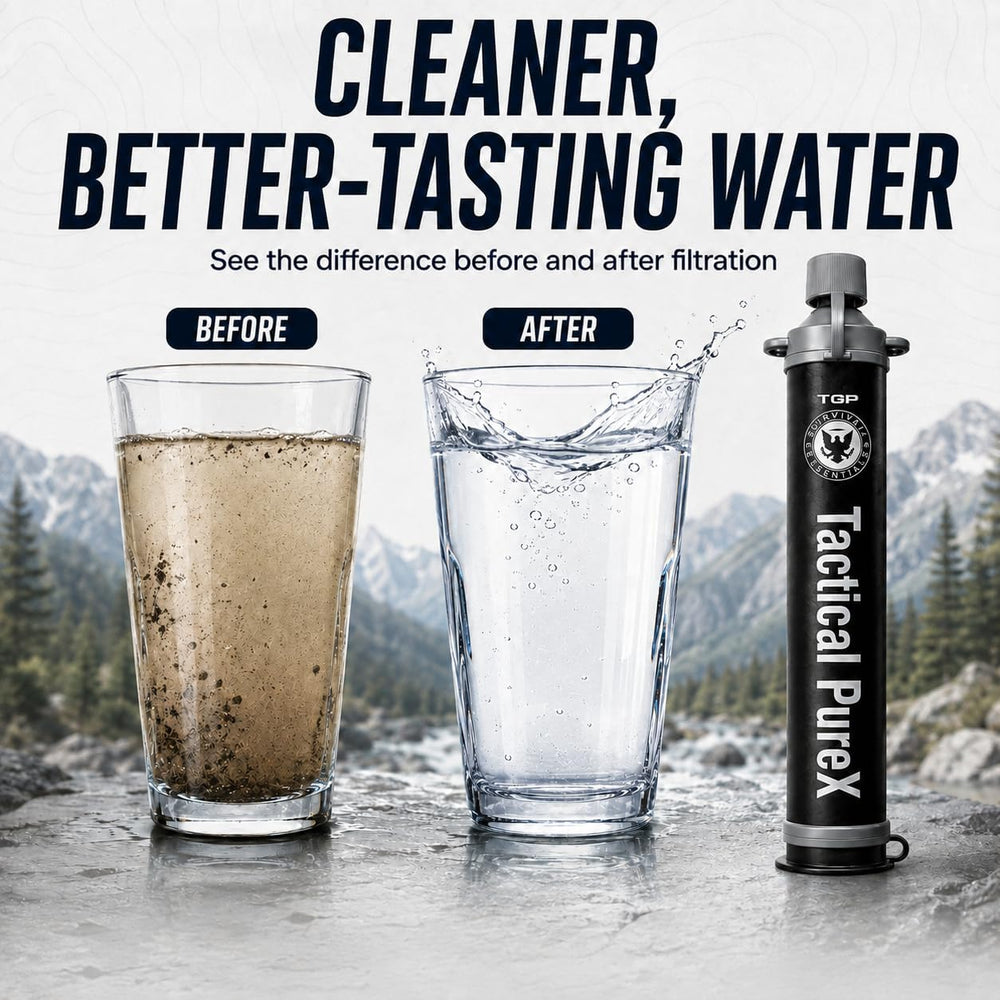Tactical PureX Water Filter Straw, Portable Water Purifier (5)