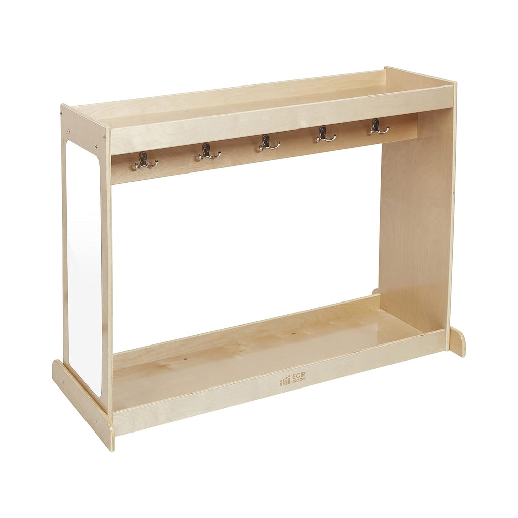 ECR4Kids Streamline Dress-Up Island Costume Organizer, Montessori Furniture, Natural