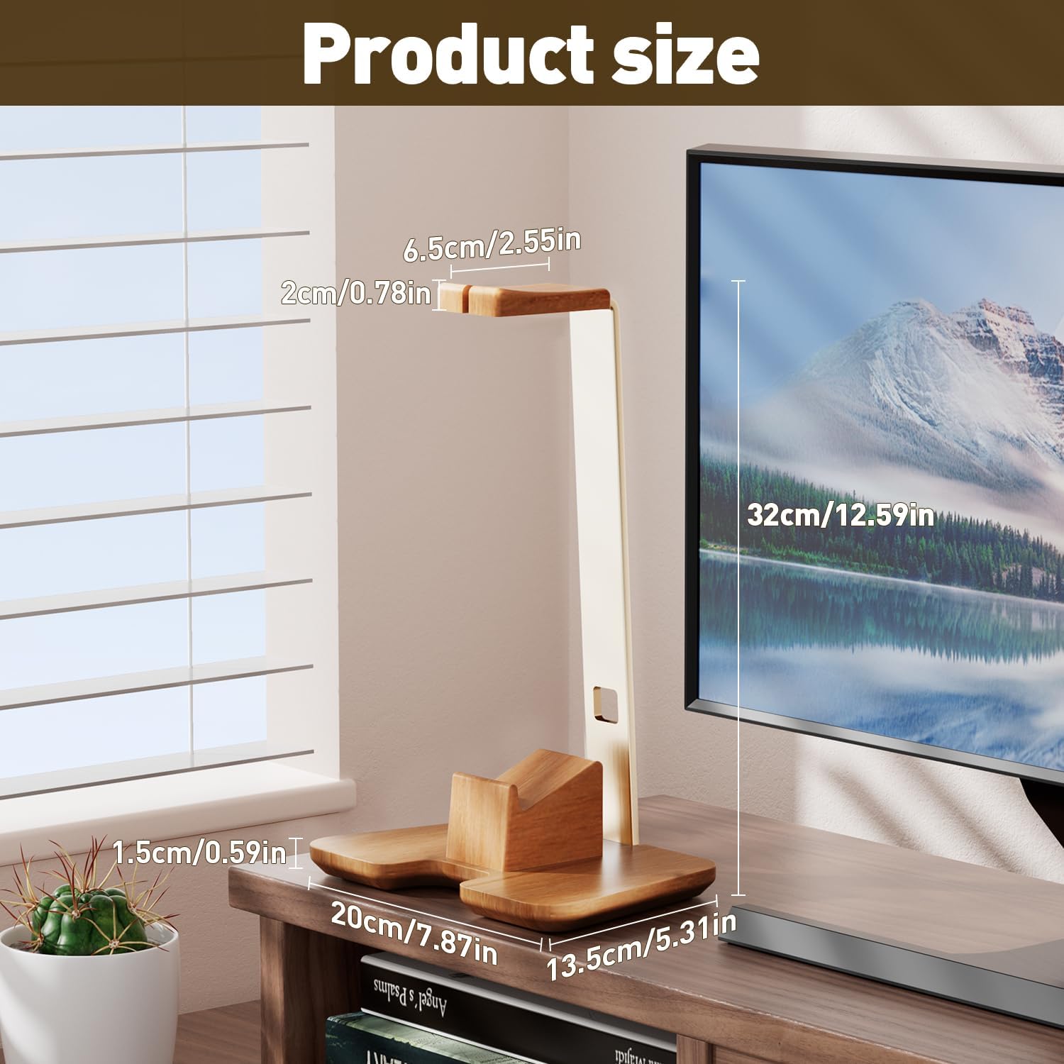 Controller and Headphone Stand for Desk Gaming Desk Accessories Controller and Headphone Holder Headset Holder Headset Stand