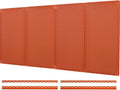 OmniWall 16" x 32" Metal Pegboard Panel 4-Pack for Garage & Home Wall Storage Organization System (Orange)