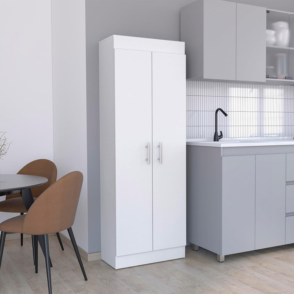 23.6" D*11.9" W*66.8" H Kitchen Pantry with 4 Shelves, Double ...