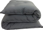 Twin Size Traditional Japanese Floor Futon Mattresses, Tatami Foldable Cushion Mats, Yoga, Meditation 80 x 39 x 3 (Gray)