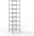 21" Deep x 24" Wide x 86" Height Wire Shelving Kit | 8-Tier | NSF Commercial Storage Rack Unit