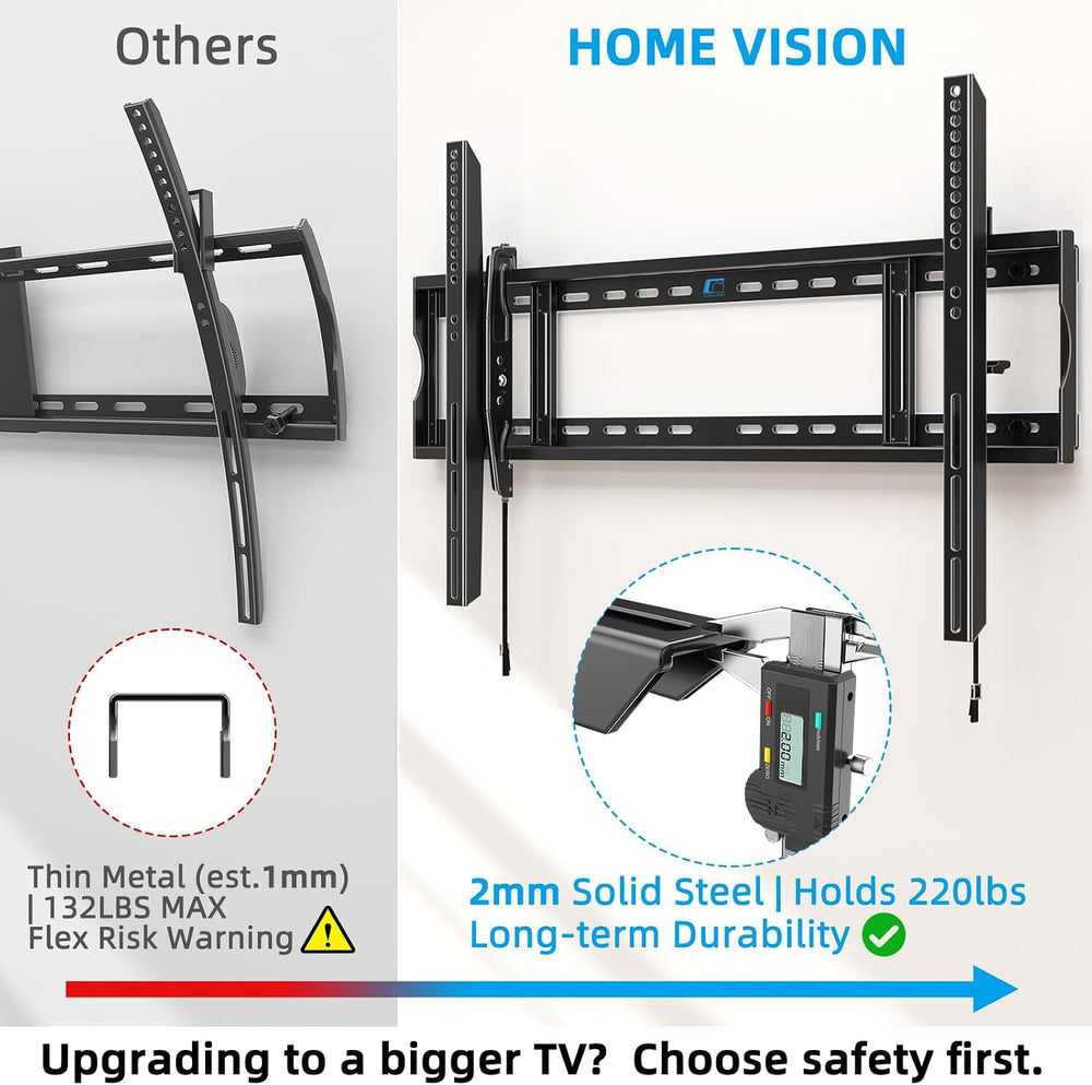 HOME VISION Heavy Duty Tilting TV Wall Mount for 60-120" TVs, VESA 900x6...