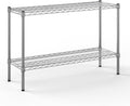 14" Deep x 42" Wide x 27" Height Wire Shelving Kit | 2-Tier | NSF Commercial Storage Rack Unit