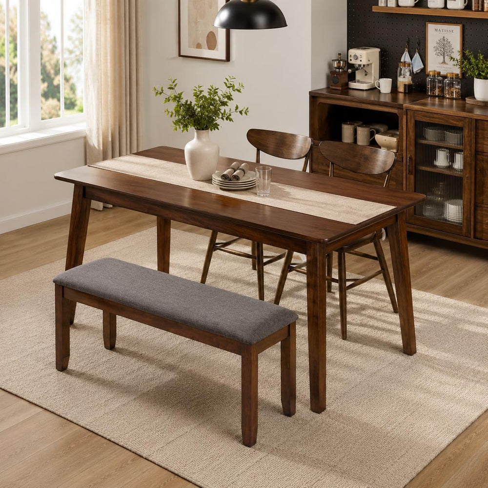 NAFORT Dining Bench Entryway Bench Upholstered Dining Bench