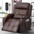 Extra Wide Seat Electric Power Recliner Chair | Heat & Back Massage