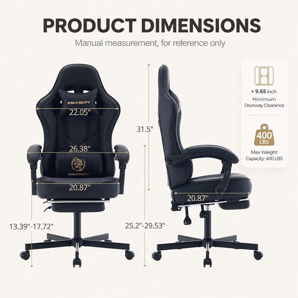 Office Desk Computer Gaming Chair for Adults, Ergonomic High Back Gamer Chair...