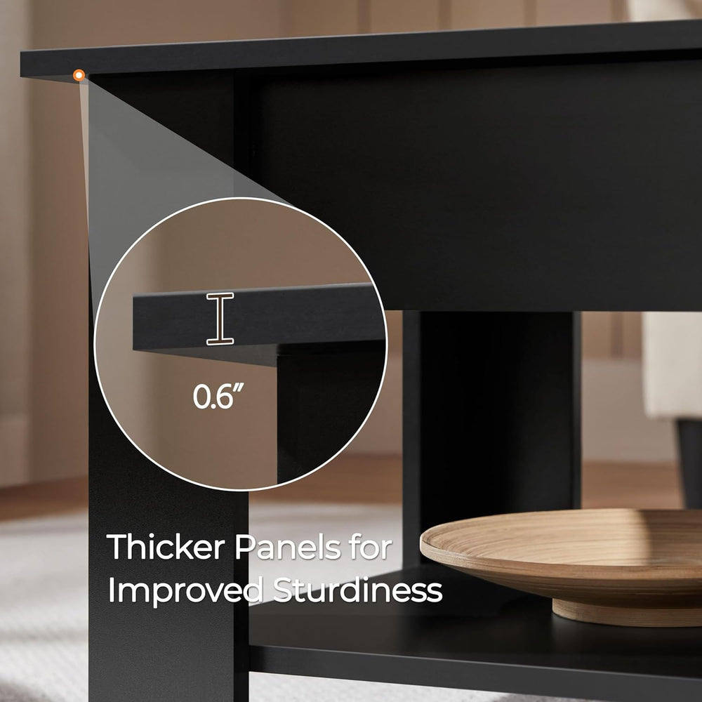Yaheetech Wooden Coffee Table, Lift Top Coffee Table with Large Hidden Storag...