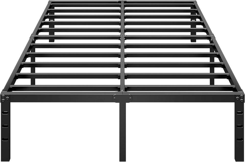 HLIPHA Metal Platform Bed Frame 14 Inch Tall,No Box Spring Needed,Full Size B...