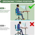 Large Keyboard Tray Under Desk - Slide Out with Sturdy C-Clip Mount System, 27 (31.2 Including Clamps) X 11.81 Put-Out Keyboard Tray Computer Drawer for Ergonomic Typing, Black