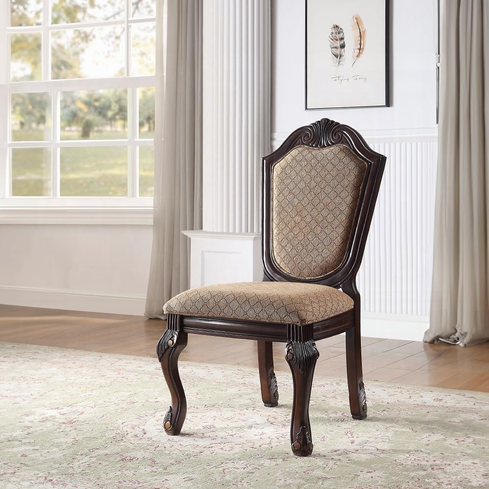 7-Piece Dining Set – Extendable Table with 4 Side Chairs & 2 Arm Chairs, ...