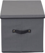 Household Essentials Tall Wine and Bottle Storage Chest, Gray