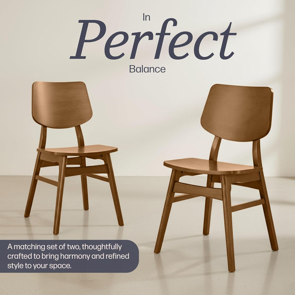 Alaterre Furniture Calais Dining – Mid Century Modern Set of 2 Dining Chairs ...
