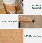 31"-47" Foldable Dining Table and Chairs Set for 4, Solid Wood Extendable Kitchen Table with Oak Wood Legs, Space-Saving Dinner Tables for Living Room, Kitchen (Original, 1table+4cushion chairs)