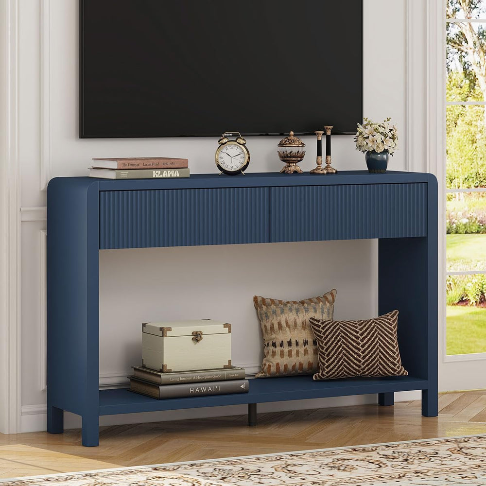 FATORRI Console Sofa Table for Entryway, 47.2 Inch Wood Hallway Tables for Li...