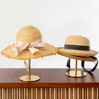 Hat Rack 2PCS Stainless Steel Hat Display Stand Adjustable Height Cap Rack Showcase for Home Boutique Retail Store