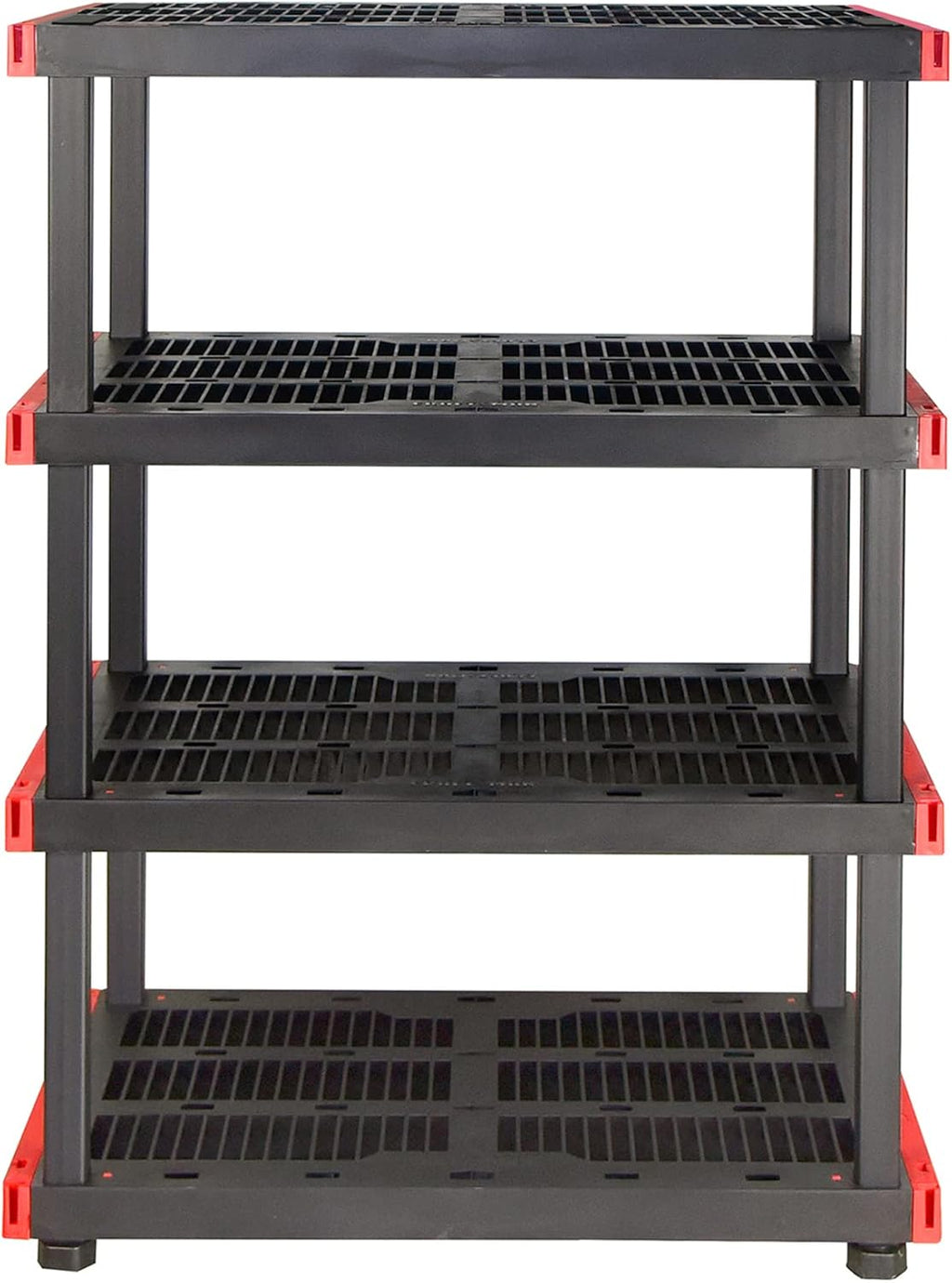 CX Craftsman, 4-Tier Highly Durable Storage Rack, 200lbs/shelf, (55H x 40W x 24D), Interlocking Shelving Unit and Weather-Resistant Design, American Made Garage Shelf