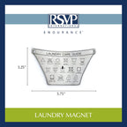 RSVP International Endurance Magnet Collection Stainless Steel, 5.75x3.25, Laundry Care Guide