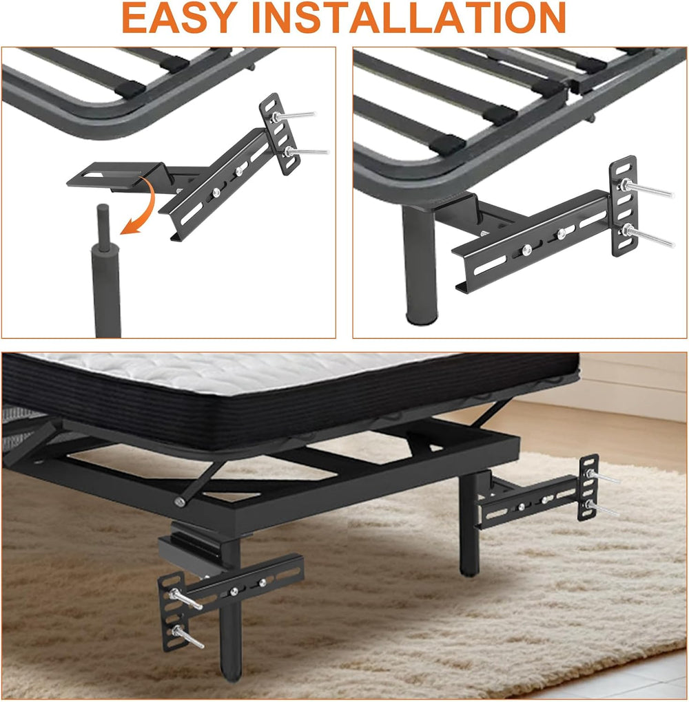 Colinktool Universal Adjustable Headboard Bracket Kit for Metal Bed Frame
