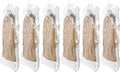 TAILI Hanging Vacuum Sealer Storage Space Saver Bags for Clothing, Suits and Jackets, Closet Organizers, 6 Pack Jumbo Clear